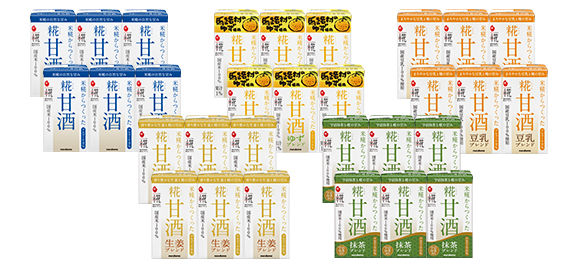 プレーン×ゆず×豆乳×生姜×抹茶