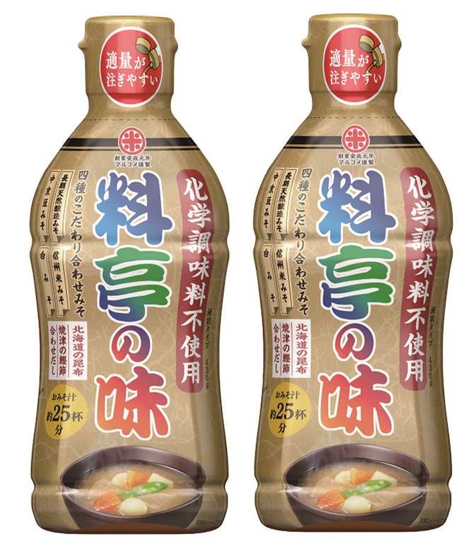 マルコメ 公式オンラインショップ【定期販売】液みそ料亭の味《四種合わせ》430ｇ×2本: お得な定期商品