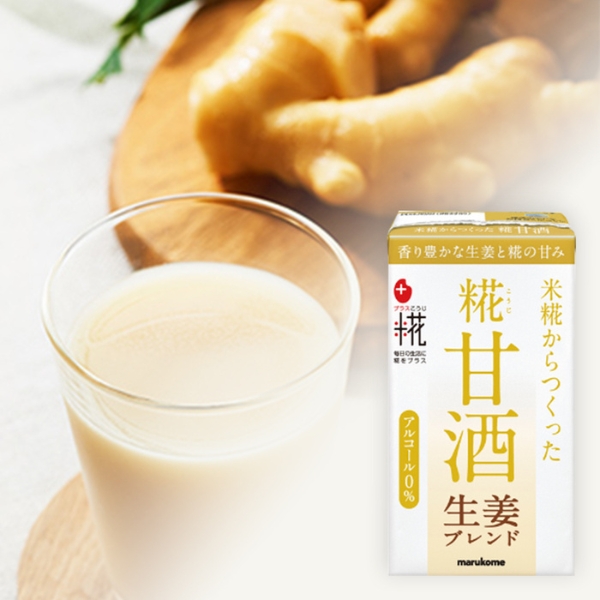 【数量限定アウトレット】プラス糀 糀甘酒 生姜ブレンド125ml×36本