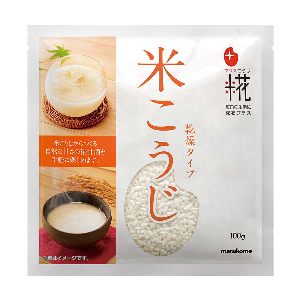 【定期販売】プラス糀 甘酒用 乾燥米こうじ 100g×32袋