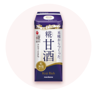 プラス糀 糀甘酒LL リッチ粒 130ml×l×6本